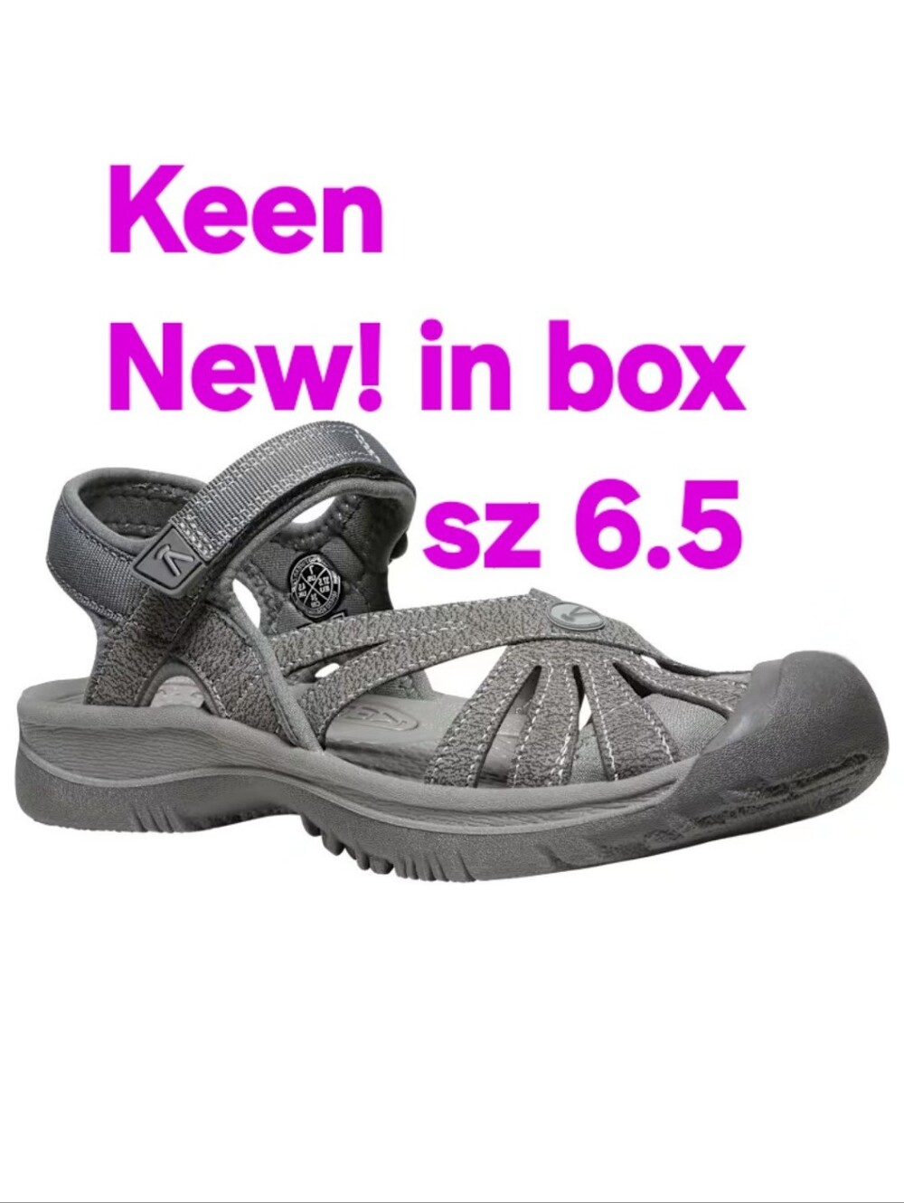 Keen NEW IN BOX Women's Gray GargoyleRaven 6.5